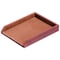 Dacasso Mocha Leather Letter Tray AG-3001 - alternate 1